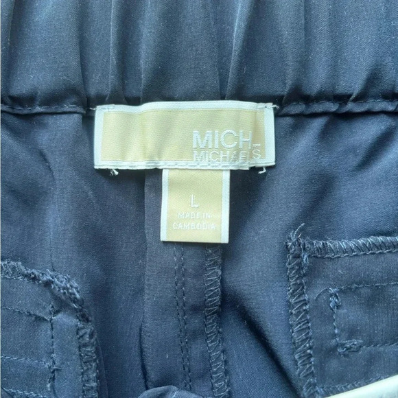 Micheal Kors | Navy Blue wide leg Trousers | L - Picture 4 of 6